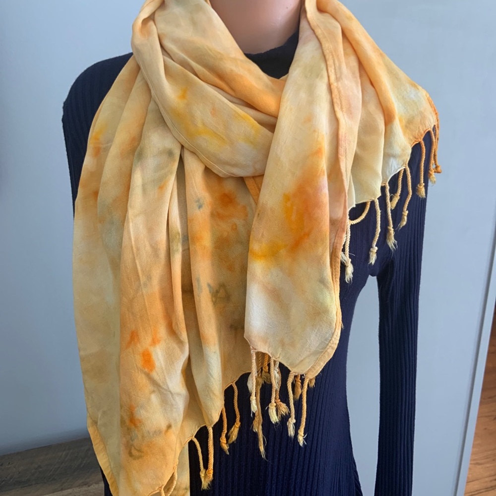 🌟Tie dyed boho scarf. New  Handmade Xmas Gift! 🌟